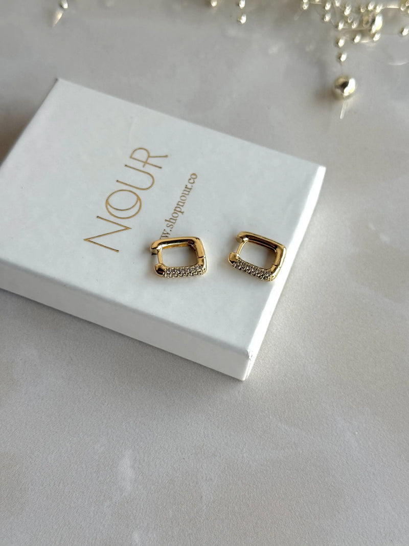 No. 1 Earrings - 14K Gold-Tone Collection