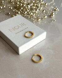 No. 3 Earrings - 14K Gold-Tone Collection - thumbnail 2