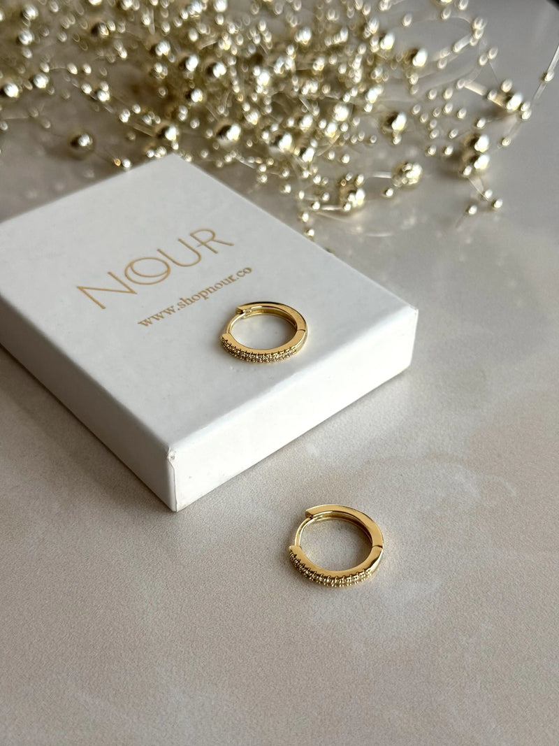No. 3 Earrings - 14K Gold-Tone Collection