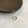 No. 4 Earrings - 14K Gold-Tone Collection