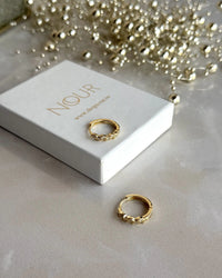 No. 4 Earrings - 14K Gold-Tone Collection - thumbnail 2