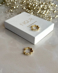 No. 6 Earrings - 14K Gold-Tone Collection - thumbnail 1