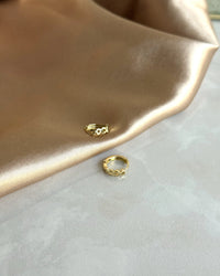No. 8 Earrings - 14K Gold-Tone Collection - thumbnail 1