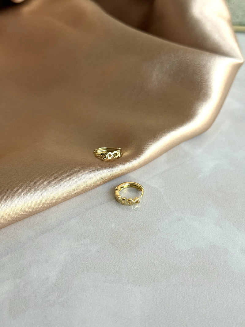 No. 8 Earrings - 14K Gold-Tone Collection