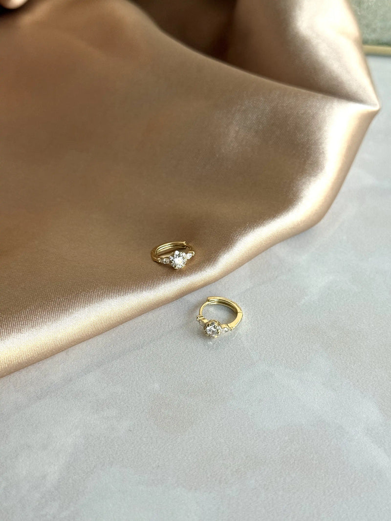 No. 9 Earrings - 14K Gold-Tone Collection