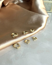 No. 30 Earrings - 14K Gold-Tone Collection (3 Sizes) - thumbnail 1