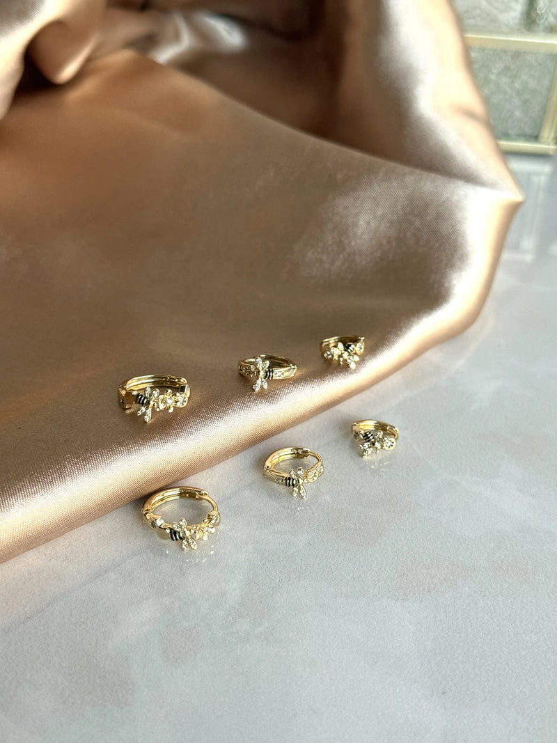 No. 30 Earrings - 14K Gold-Tone Collection (3 Sizes)