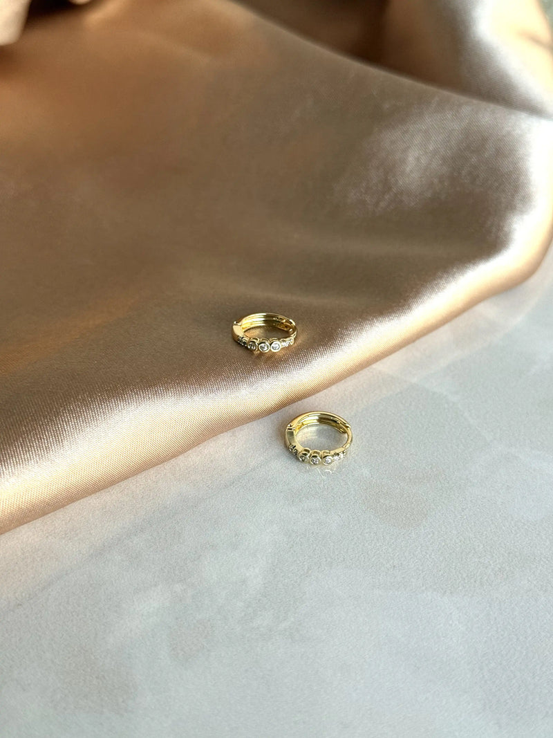No. 28 Earrings - 14K Gold-Tone Collection