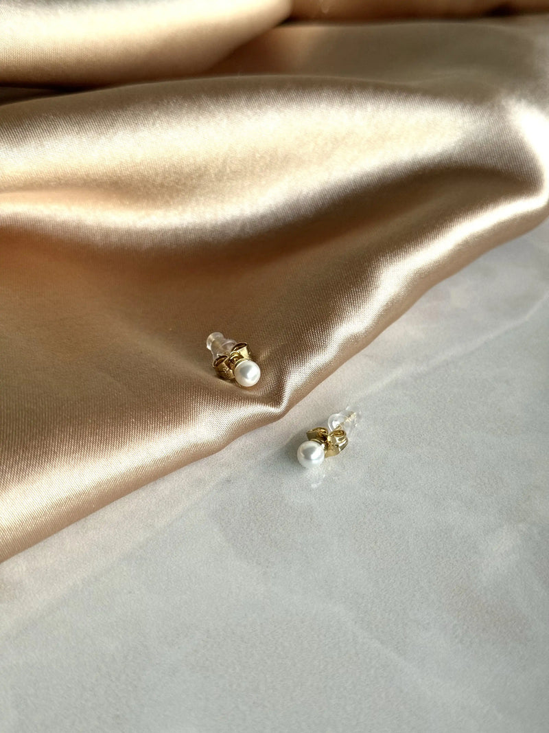 No. 42 Earrings - 14K Gold-Tone Collection
