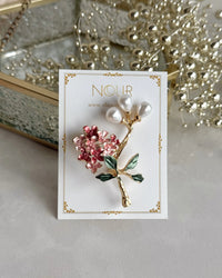 Hydrangea Brooch - thumbnail 2
