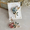 Hydrangea Brooch