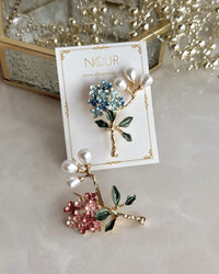 Hydrangea Brooch - thumbnail 1