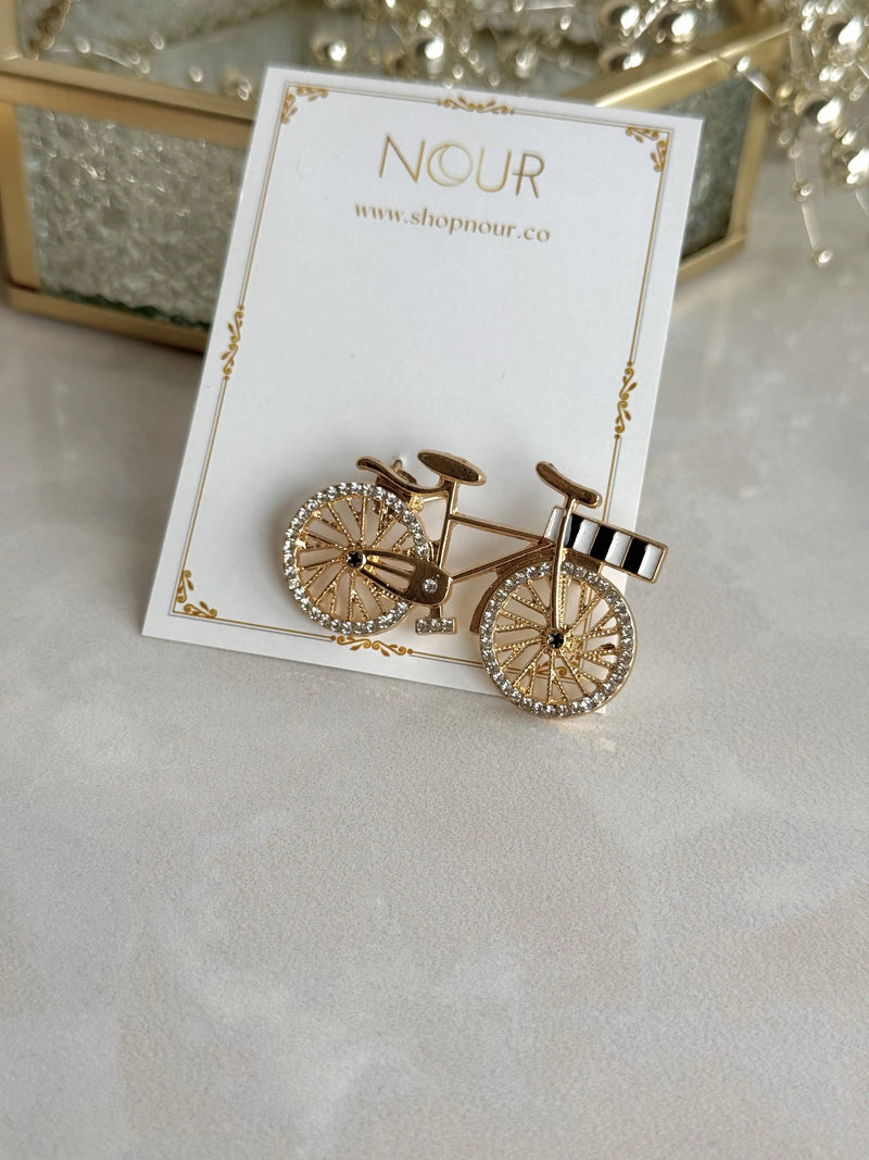 Bicycle Brooch