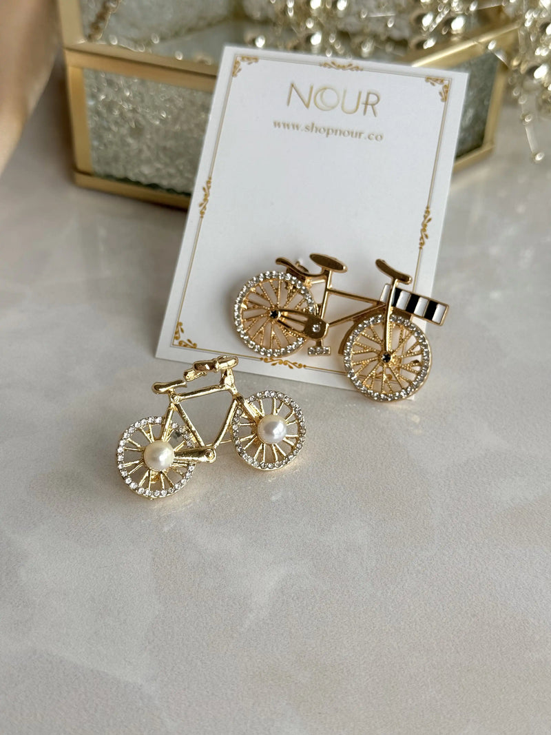 Bicycle Brooch