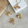 Rose Quartz Charm Necklaces