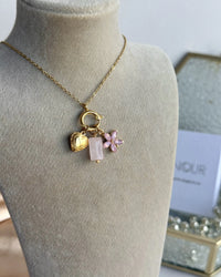 Rose Quartz Charm Necklaces - thumbnail 3