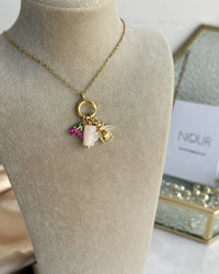 Rose Quartz Charm Necklaces - thumbnail 5