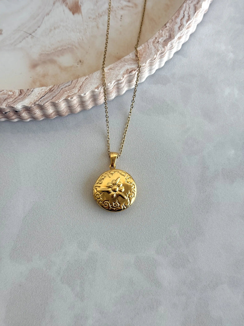 Vintage Floral Locket