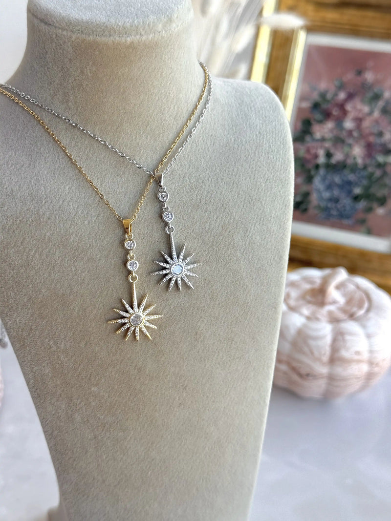 Dangling Sun Necklace