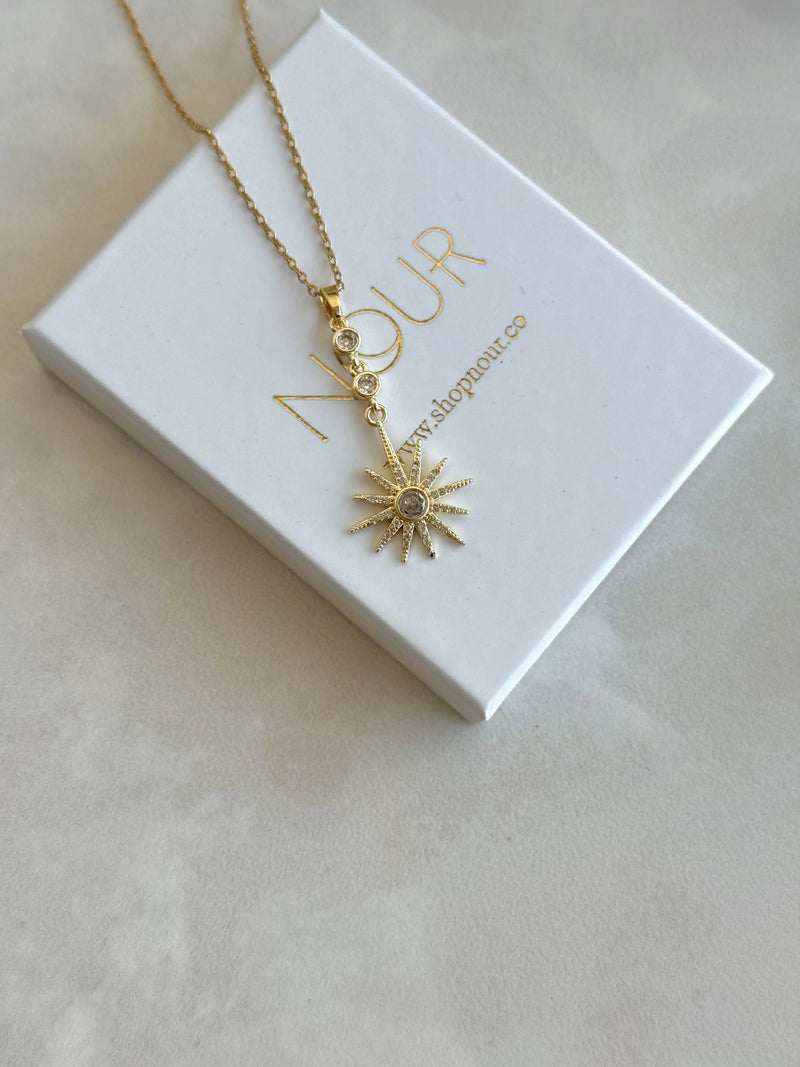 Dangling Sun Necklace