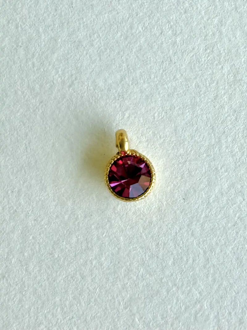 January Birthstone Charm