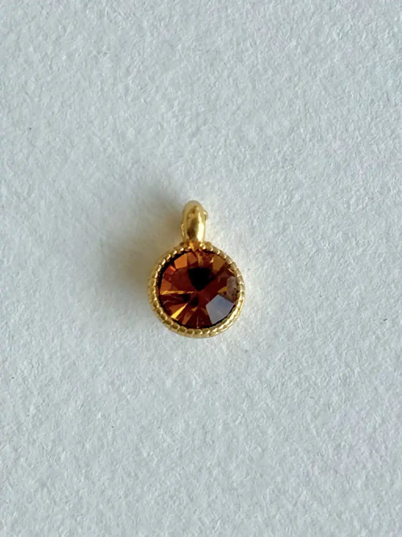 November Birthstone Charm