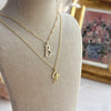 925 Sterling Silver | Heart Initial Birthstone Necklace