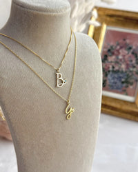 925 Sterling Silver | Heart Initial Birthstone Necklace - thumbnail 1