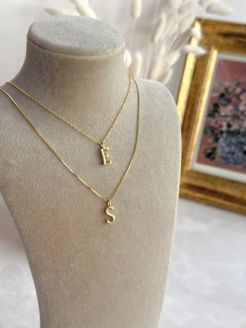 925 Sterling Silver | Classic Initial Necklace