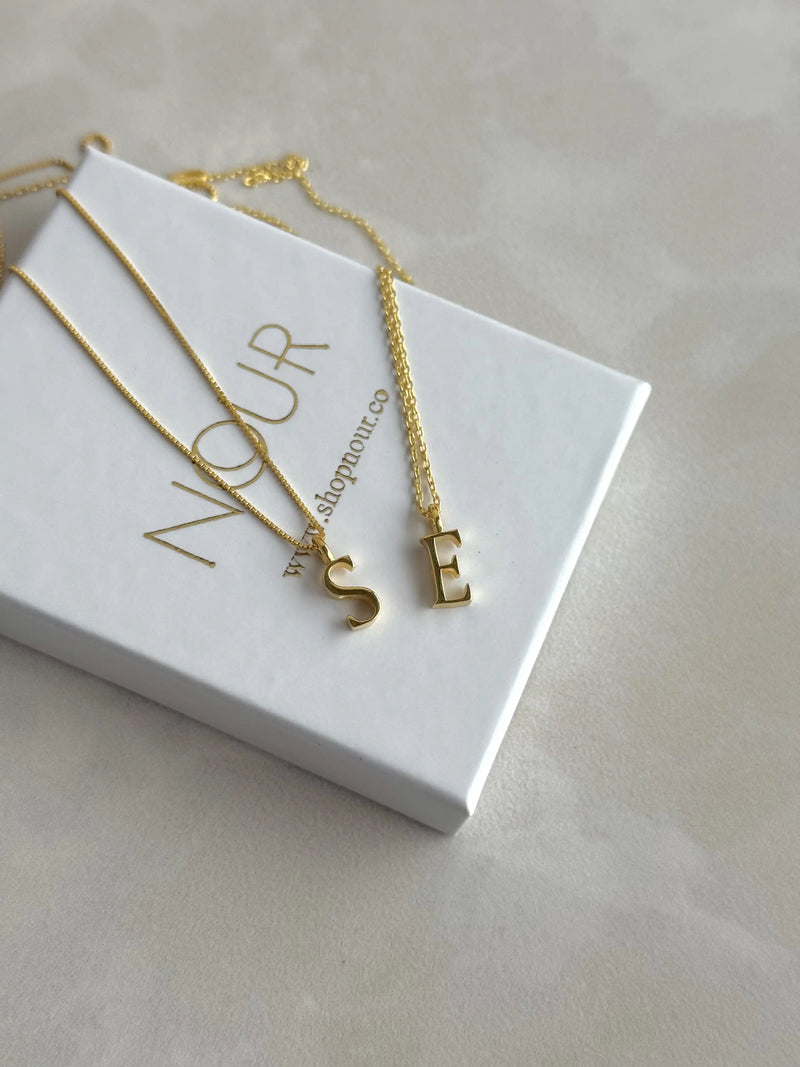 925 Sterling Silver | Classic Initial Necklace