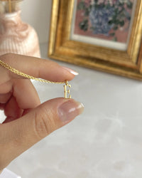 925 Sterling Silver | Classic Initial Necklace - thumbnail 2