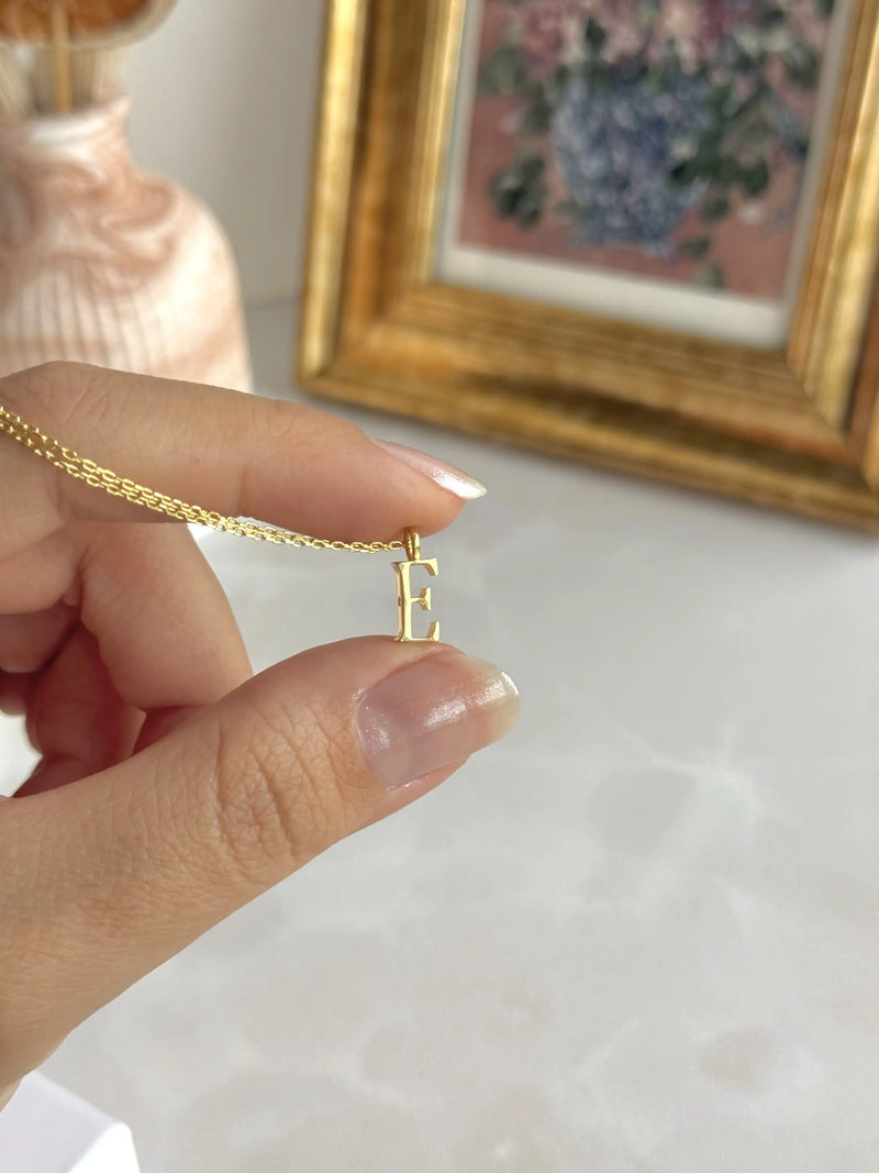 925 Sterling Silver | Classic Initial Necklace