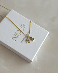 925 Sterling Silver | Daisy Birthstone Initial Necklace - thumbnail 5