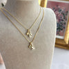 925 Sterling Silver | Mini Star Birthstone Initial Necklace