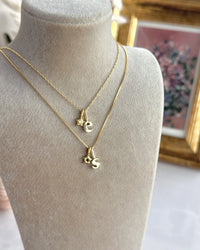 925 Sterling Silver | Mini Star Birthstone Initial Necklace - thumbnail 1