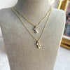 925 Sterling Silver | Mini Stone-Set Birthstone Initial Necklace