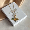 Colorful Ring Charm Necklace