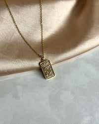 Flower Plate Pendant - thumbnail 1