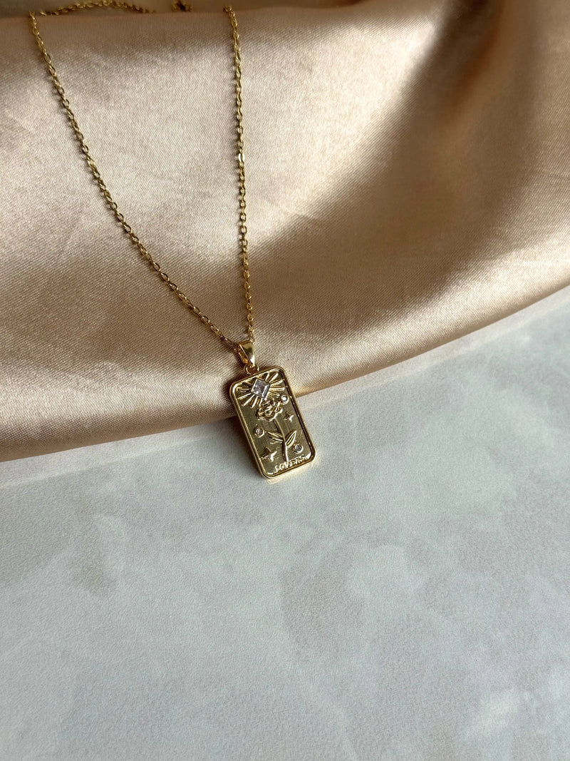Flower Plate Pendant