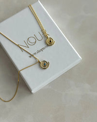 925 Sterling Silver | Infinity Birthstone Necklace - thumbnail 1