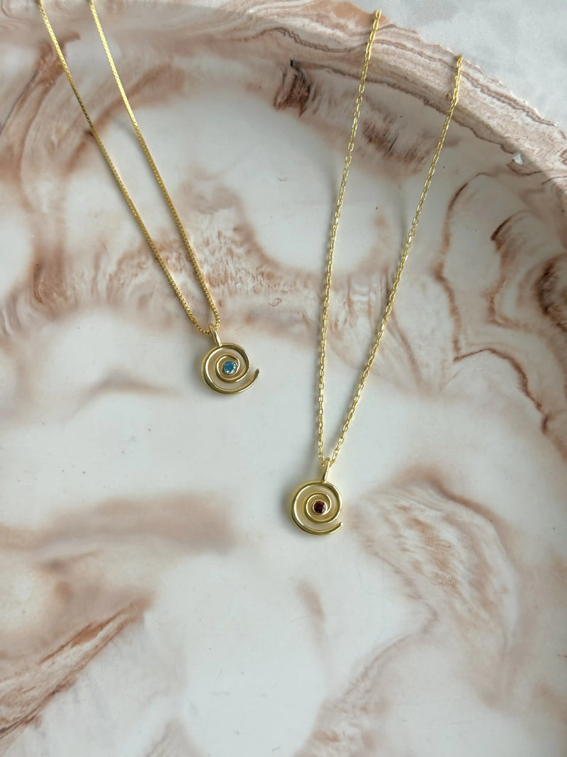 925 Sterling Silver | Infinity Birthstone Necklace