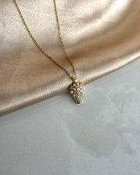 Pearl Basket Necklace - thumbnail 2