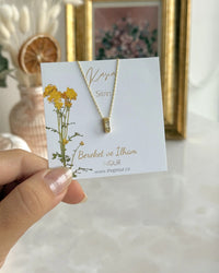 925 Sterling Silver | Multiple Birthstone Necklace - thumbnail 3