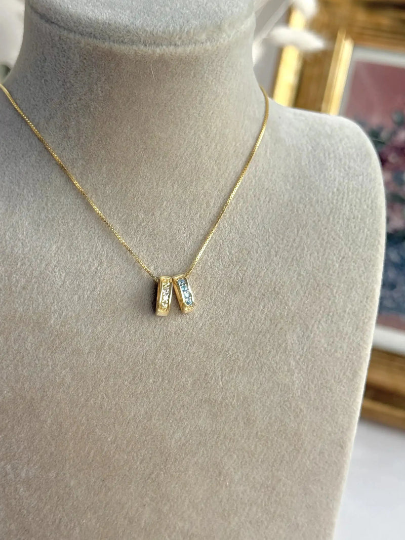 925 Sterling Silver | Multiple Birthstone Necklace