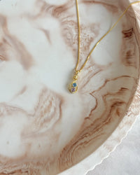 925 Sterling Silver | Double Birthstone Necklace - thumbnail 4