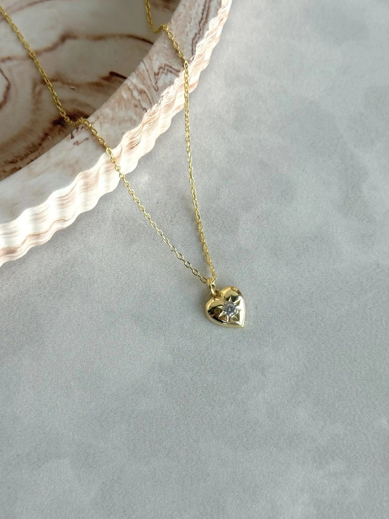 925 Sterling Silver | Minimal Heart Necklace