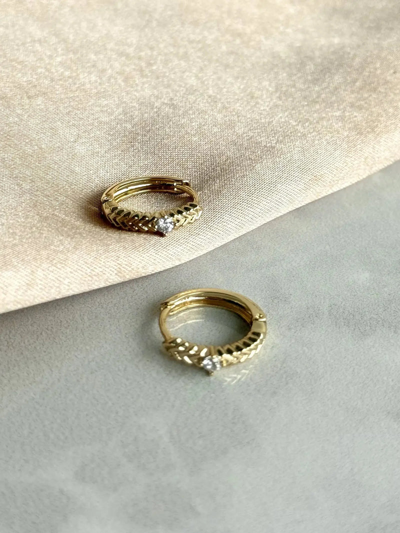 No. 10 Earrings 14K Series