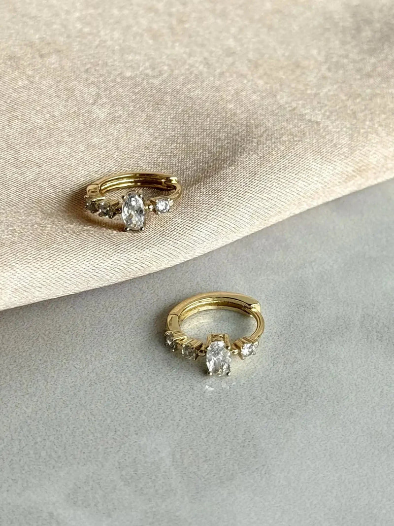 No. 13 Earrings 14K Series