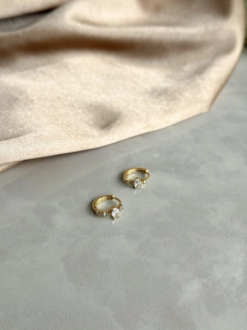 No. 13 Earrings 14K Series