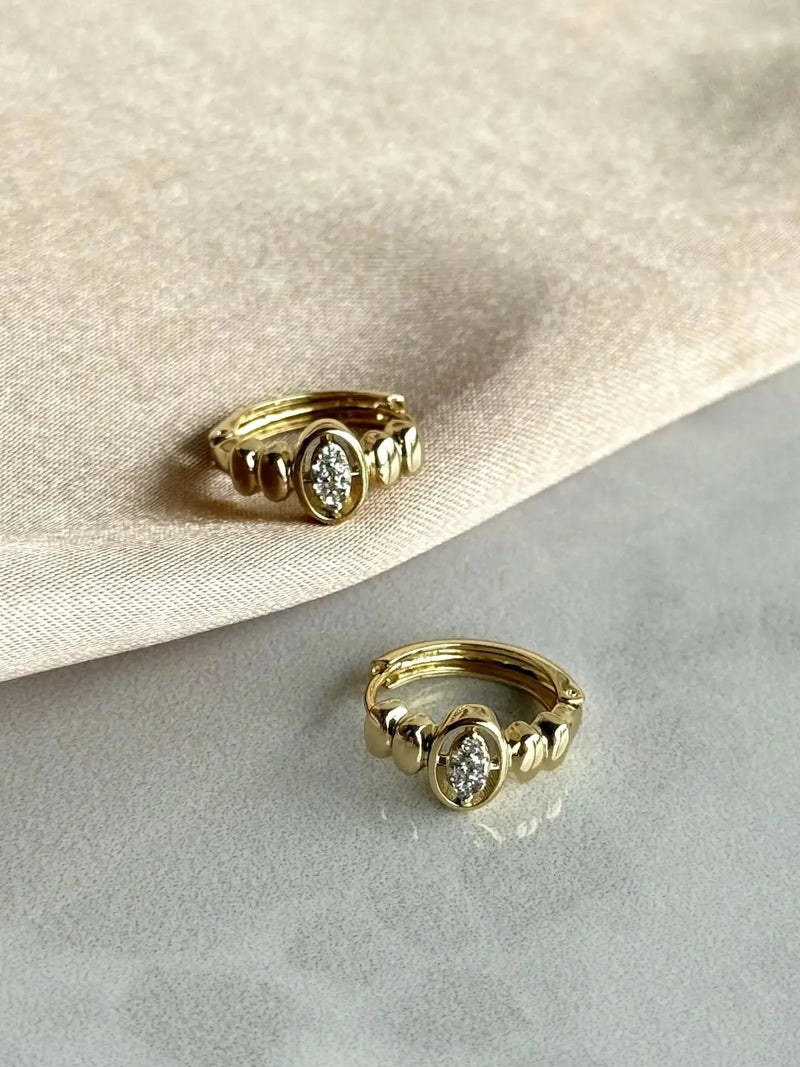 No. 15 Earrings 14K Series